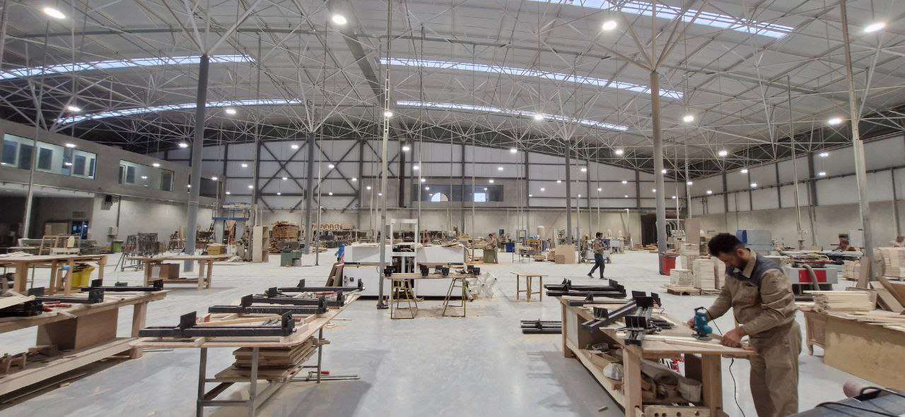 فروش سوله سلولزی با سند رسمی و ظرفیت استثنایی - شهرک صنعتی شنزار 7000 متر _ املاک صنعت سوله