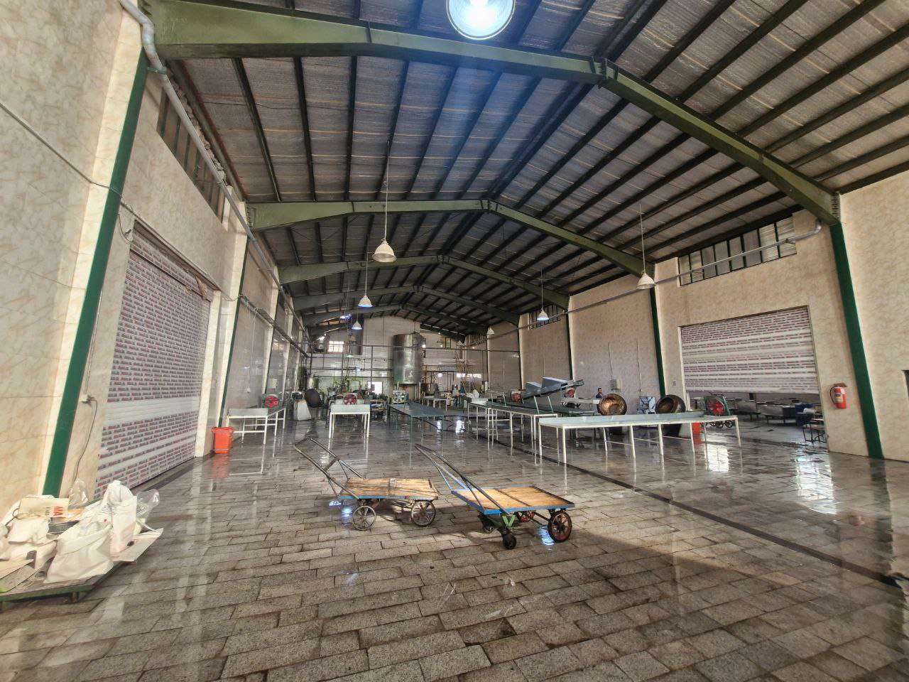 اجاره سوله در شهرک صنعتی عباس آباد زون غذایی 4000متر _ املاک صنعت سوله