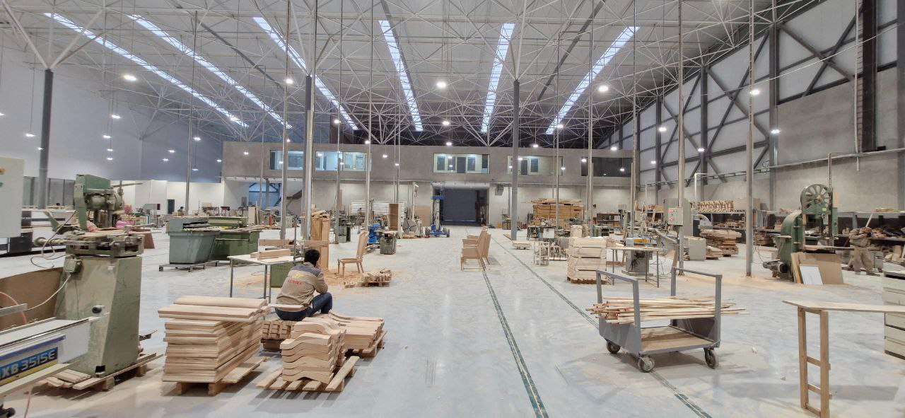 فروش سوله سلولزی با سند رسمی و ظرفیت استثنایی - شهرک صنعتی شنزار 7000 متر _ املاک صنعت سوله