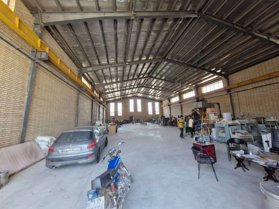  فروش سوله صنعتی نوساز با جواز ساخت ماشین‌آلات صنعتی - شهرک صنعتی خوارزمی 800 متر _ املاک صنعت سوله