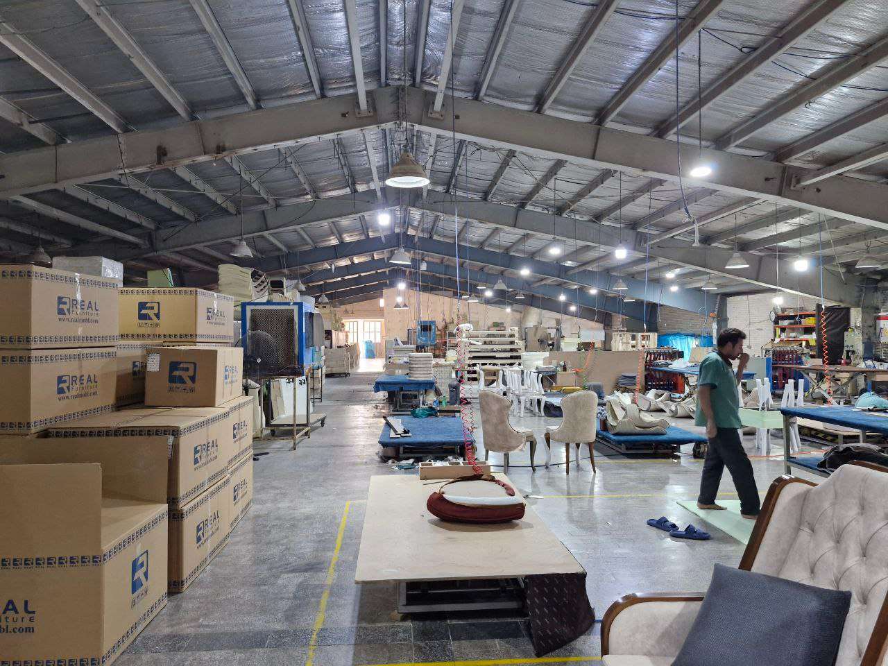 فروش سوله سلولزی با پروانه معتبر - شهرک صنعتی عباس‌آباد 3700 متر _ املاک صنعت سوله