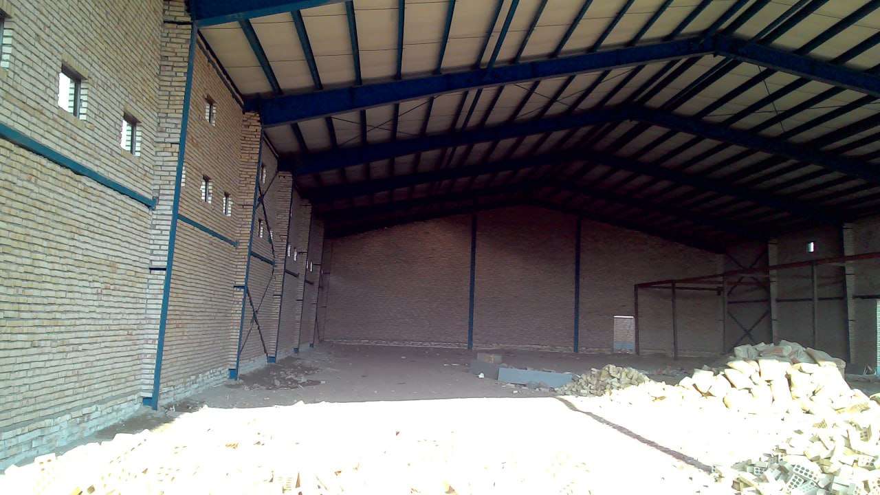 فروش سوله صنعتی نوساز با جواز تولید نان حجیم - شهرک صنعتی خوارزمی 1100 متر _ املاک صنعت سوله