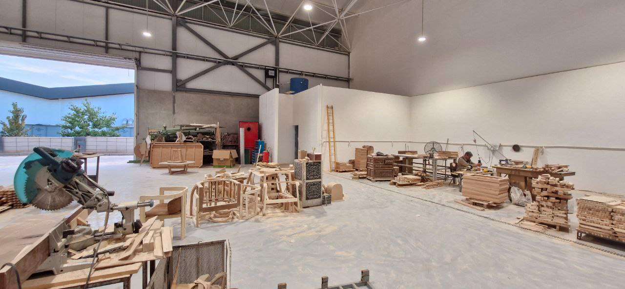 فروش سوله سلولزی با سند رسمی و ظرفیت استثنایی - شهرک صنعتی شنزار 7000 متر _ املاک صنعت سوله